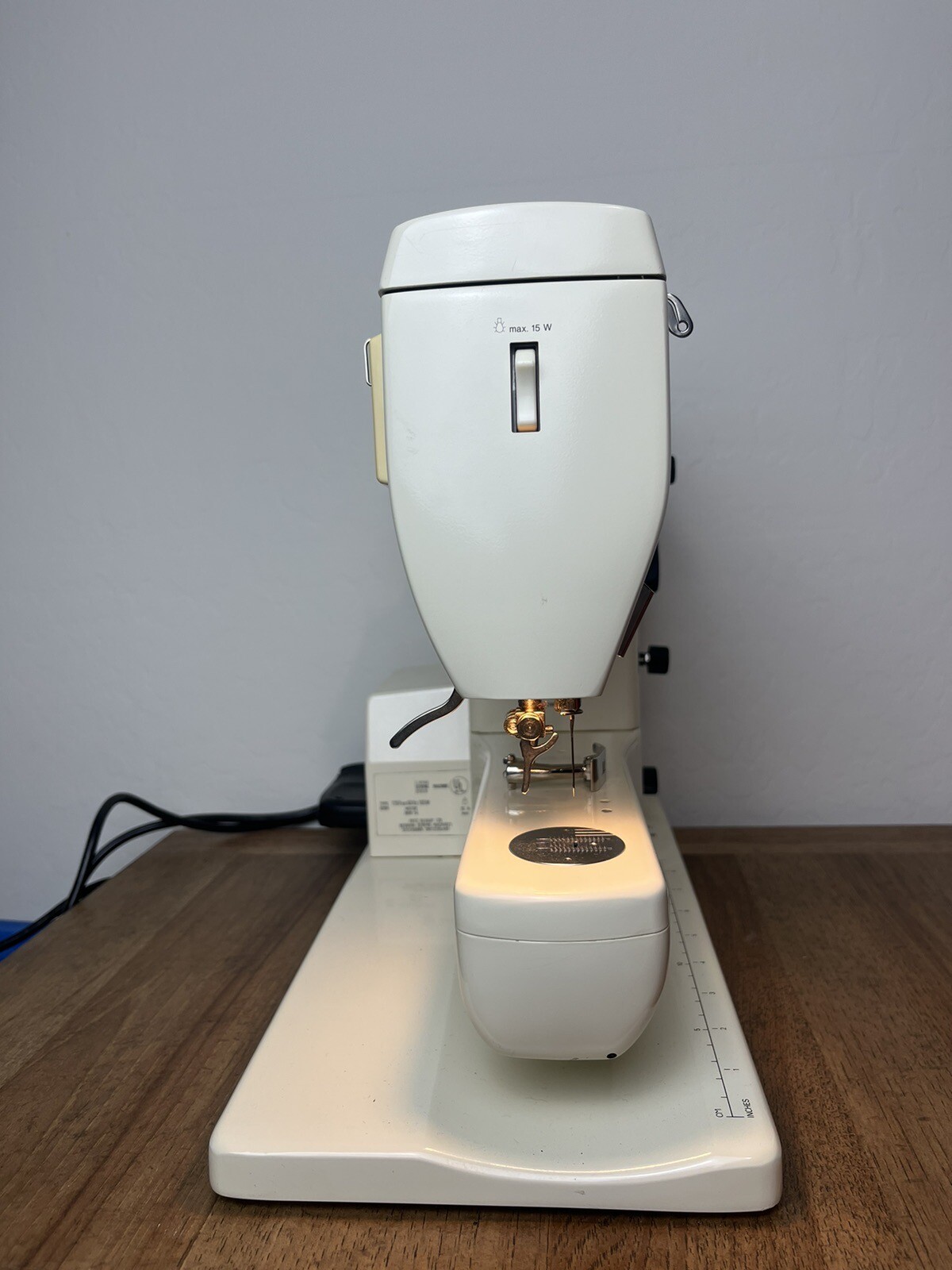 Bernina Record 830 Electronic Sewing Machine w Case, Pedal & Table eBay