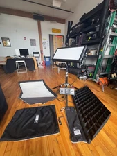 Litepanels Gemini 2x1 Bi-Color LED Soft Panel with accessories