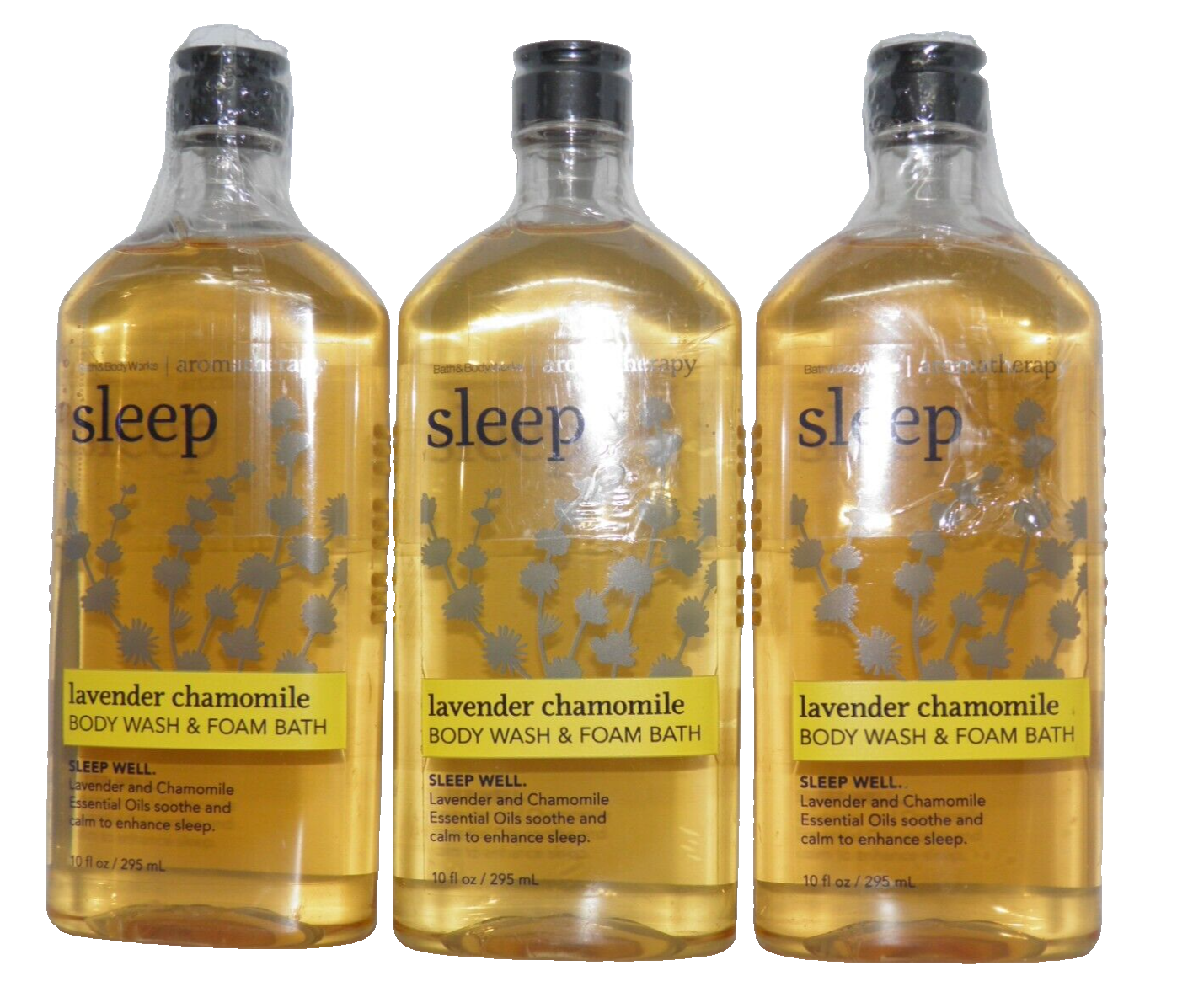 Bath & Body Works LAVENDER CHAMOMILE Body Wash Foam Bath  (3 PACK) SEALED BOTTLE