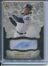 2015 TOPPPS SUPREME STYLINGS  ROBINSON CANO 1/1 ERROR RUSNEY CASTILLO AUTO
