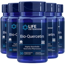 Bio-Quercetin 10mg 5X30 Caps Life Extension Equivalent to Quercetin 500mg