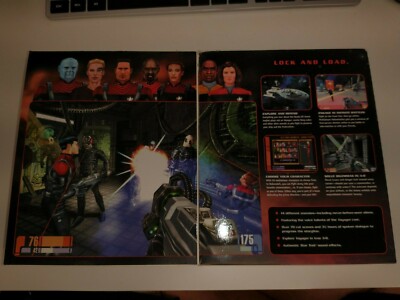 Jeu PC Star Trek Voyager Elite Force - Édition Avec Phasers, Code Clé, Comme Neuf