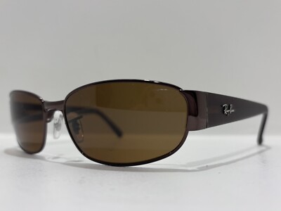 RAY BAN RB 3141 Brown 60/18 60mm SUNGLASSES ITALY POLARIZED | eBay