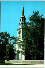 Postcard - Greenock Church, St. Andrews, New Brunswick, Canada
