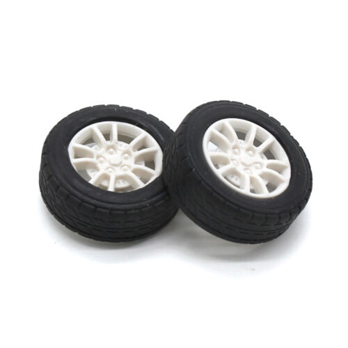 Räder Gummi Reifen Kunststoff Radnaben 30/38mm für RC Modellbau Fahrzeug DIY - Bild 3 von 14