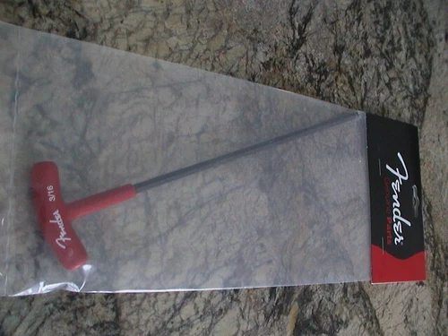 FENDER TRUSS ROD ADJUSTMENT WRENCH "T-STYLE" 3/16" 004-8693-049 MADE IN USA!