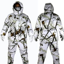 Ghillie Tuta Impermeabile Invernale Campo Neve Bionic Mimetica Imbottita Giacca Pantaloni