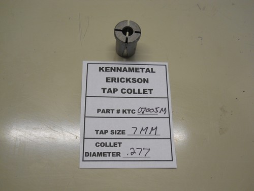 KENNAMETAL - ERICKSON KTC TAP COLLETS - PICK YOUR CHOICE - Picture 12 of 12