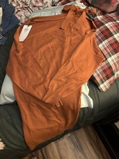 Exlura Women’s Knit Bodycon Mini Sweater Dress Shoulder Tie Long Sleeve