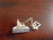 Vintage Metal Pinback National Shrine Immaculate Concep