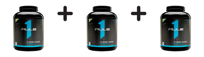 3 x Rule1 R1 Whey Blend (5lbs) Mint Chocolate Chip (35,24 EUR/kg)