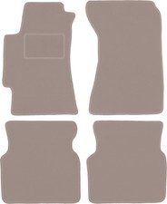 Fußmatten Automatten Velours Beige für Subaru Impreza II GD 2000-2007 4-tlg