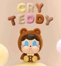 POP MART Cryteddy-brown Teddy SHANGHAI ESCLUSIVA FIGURA DA COLLEZIONE Crybaby