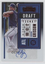 2020 Panini Contenders Prospect 2 Draft Ticket Red 68/75 Vaughn Grissom Auto 4l3