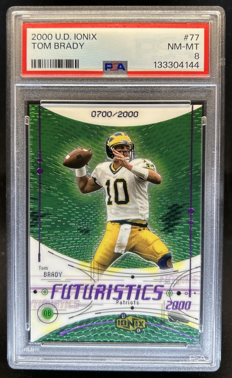 Tom Brady U.D. Ionix #77 Base