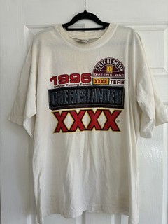 Vintage QLD State of Origin Rugby League 1996 t shirt original Sz XL broncos sup