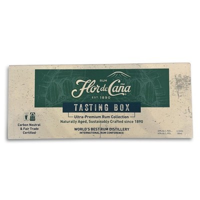 Tasting Box Flor de caña Rum Collection 50 ML EACH 4 Units