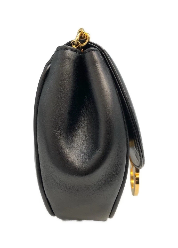 Bolso de Hombro Salvatore Ferragamo Vitello #AQ215613 Nero (Negro) Hecho en Italia Foto 4 de 4