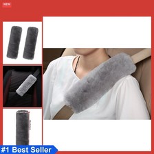 Sheepskin Seat Belt Covers 2 Pack Wool Fluffy Shoulder Pad Car Truck Suv Soft Sheepskin Seat Belt Covers 2 Pack Wool Fluffy Shoulder Pad Car Truck Suv Soft