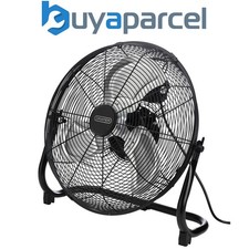 Draper 31854 230V High Velocity Floor Fan, 16"/400mm, 75W 