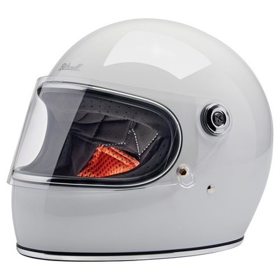 Biltwell Gringo S Helm weiß glänzend Gr. S