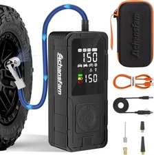 P10 Inflator Portable Air Compressor, 48s Ultra Fast Inflation, Black 