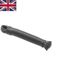 Robust 20 Metres Grey Steel Replacement Line for Rotary Airers - Durable Design