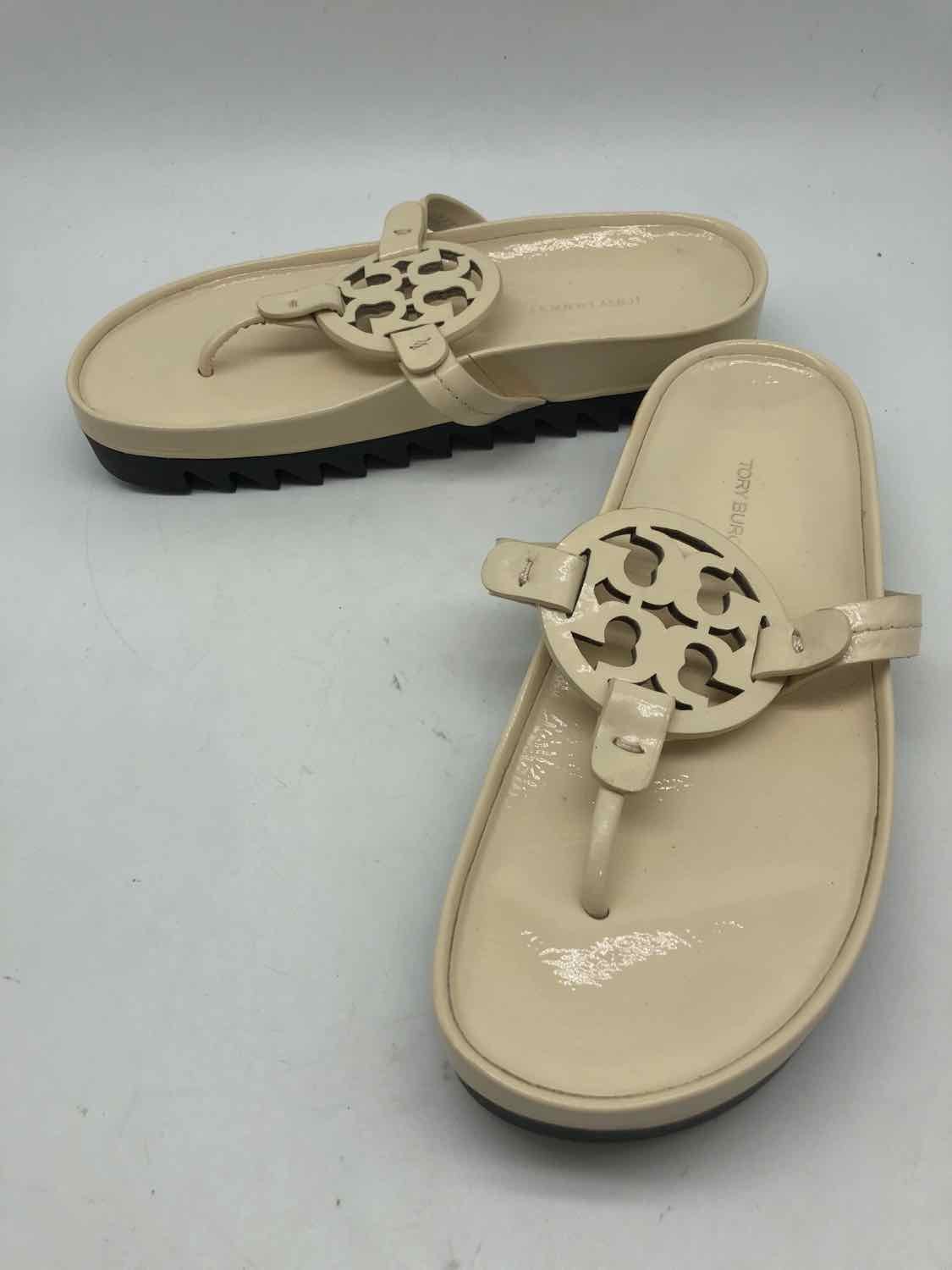 Tory Burch Ivory Size 7 Thong Sandals