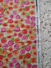 Natural Blooms Robert Kaufman Cotton Lawn Fabric Wishwell Collection BTHY 18x46