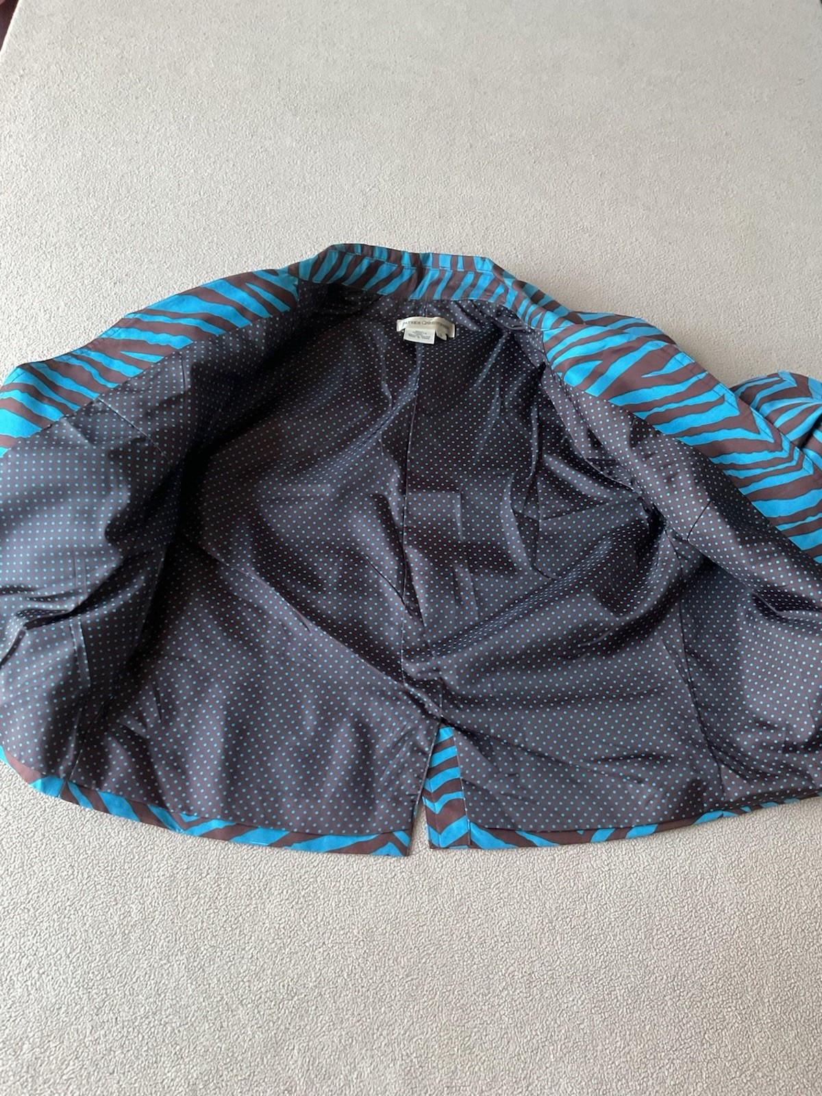 Patrick Christopher Zebra Print Jacket Women’s 0u… - image 6