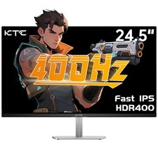 KTC 24.5" 400Hz 1080P FHD Gaming Monitor, 240Hz Fast IPS, FreeSync/G-Sync