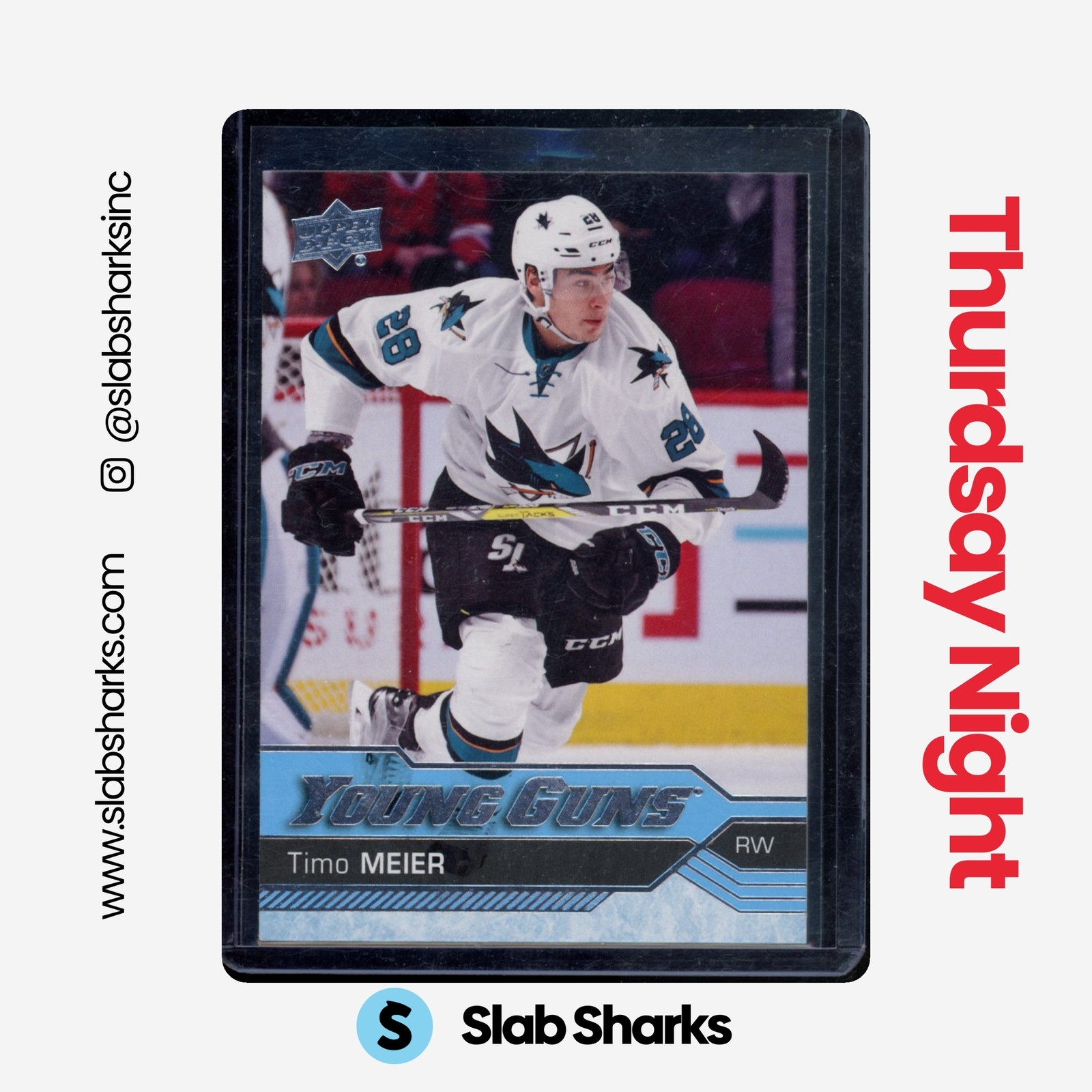 2016 UPPER DECK #479 TIMO MEIER YOUNG GUNS RC ROOKIE