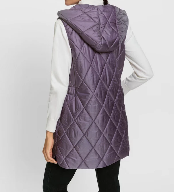815631^ Creation L by Witt Weiden Damen Steppweste Weste lila NEU Gr. 36 - 50