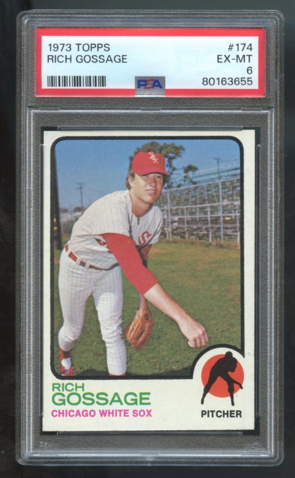 1973 Topps #174 Rich Gossage White Sox PSA 6 EX-MT 3655