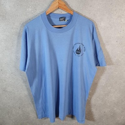 Vintage Fruit Of The Loom Sigma 1994 Ferron Fire Dept USA T-Shirt Herren XL Blau