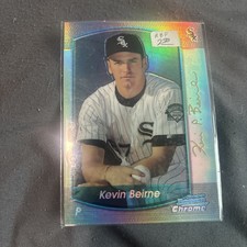 Kevin Beirne 2000 Bowman Chrome Refractor Gold Signature #408 - White Sox