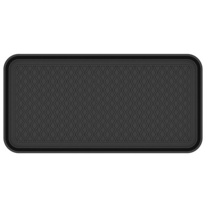 Ottomanson 15'' x 30'' Multi-Purpose Boot Tray   Waterproof Shoe & Pet Feeding ...
