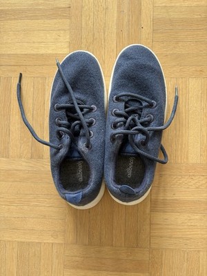 Allbirds Damen Tree Runner Schuh Blau Textil Low-Top Leicht Sneaker EU 39