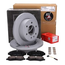ZIMMERMANN Bremsscheiben &Oslash;298mm + Bel&auml;ge f&uuml;r MERCEDES SPRINTER B907/910 hinten
