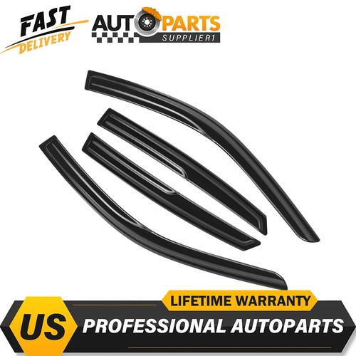 Vent Shade Rain Guards 4pcs For 2022-2025 Honda Civic Mugen Style Black