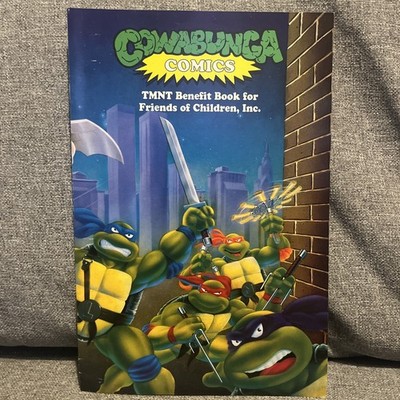 Extremely Rare TMNT Comic - Cowabunga Comics Benefit Book 