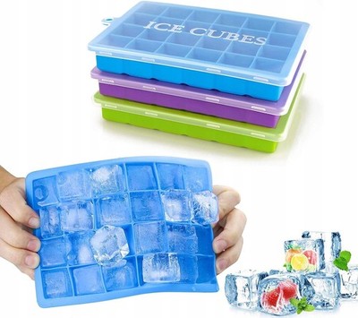 FORMA SILIKON-EISWÜRFELFORM Morfone  MIT DECKEL, 3er-Set