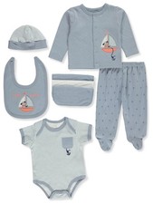 Duck Duck Goose Baby Boys' 9-Piece Layette Gift Set Color: multi Size: 0 - 3