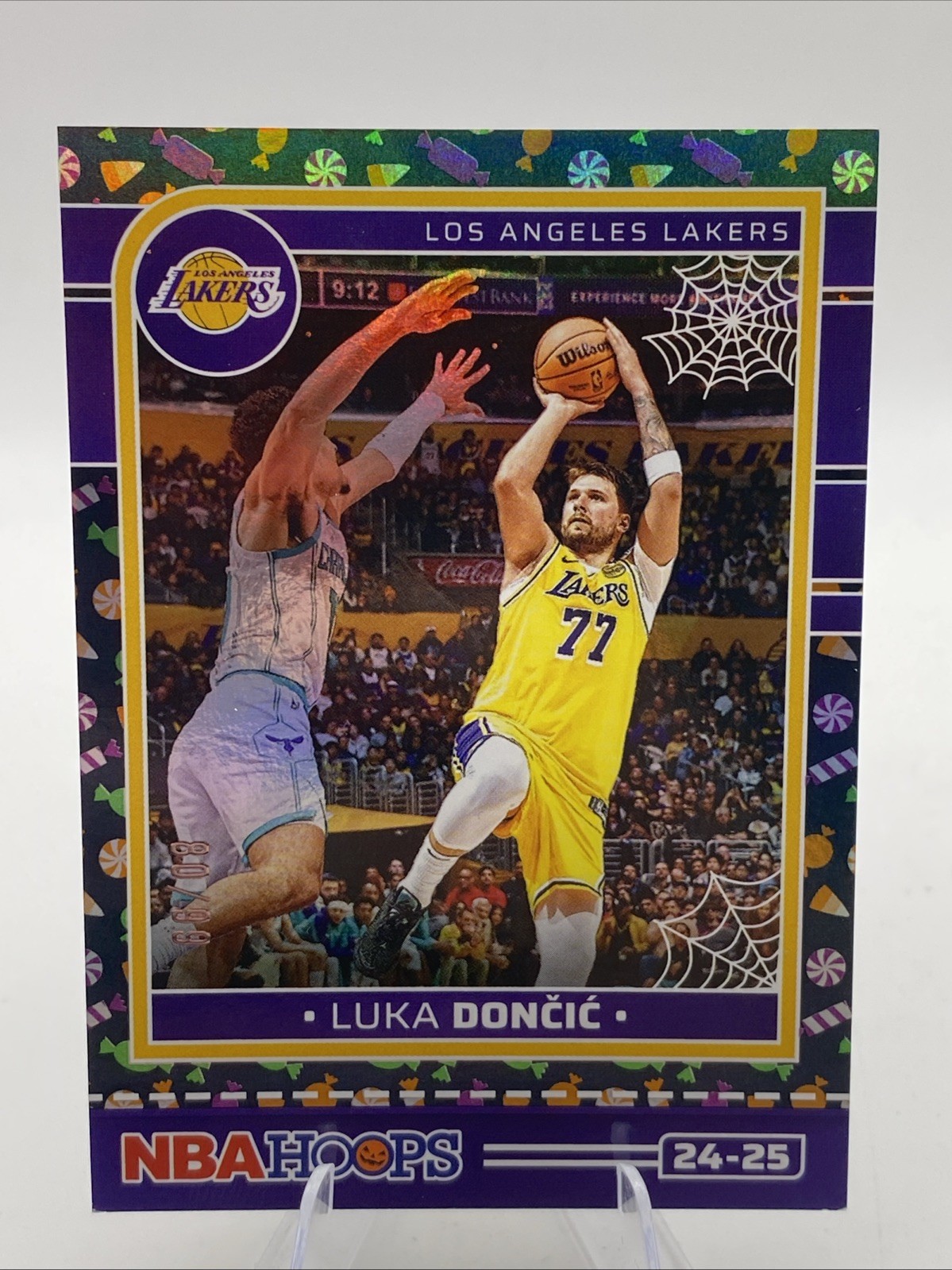 2024-25 Panini Haunted Hoops Luka Doncic #134 /99 Holo Trick-or-Treat