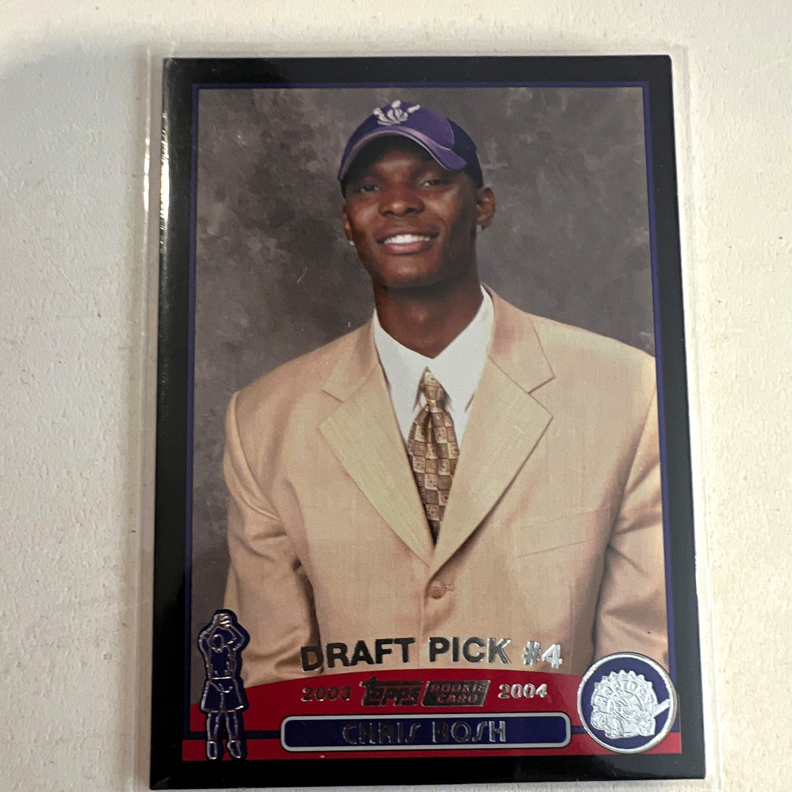 Topps 2003-04 Draft Pick Chris Bosh Rookie Black #224 106/500 Raptors