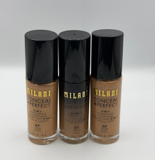 3 PACK Milani Conceal  Perfect 2-in-1 Foundation 1oz Shade 07 Sand 1oz NEW