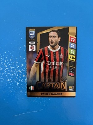 2025 Panini FIFA 365 Adrenalyn XL New N 201 Davide Calabria Milan