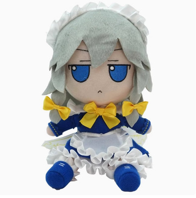 Anime Touhou Project Fumo Collection Izayoi Sakuya 20cm Plush Doll Stuffed Toy