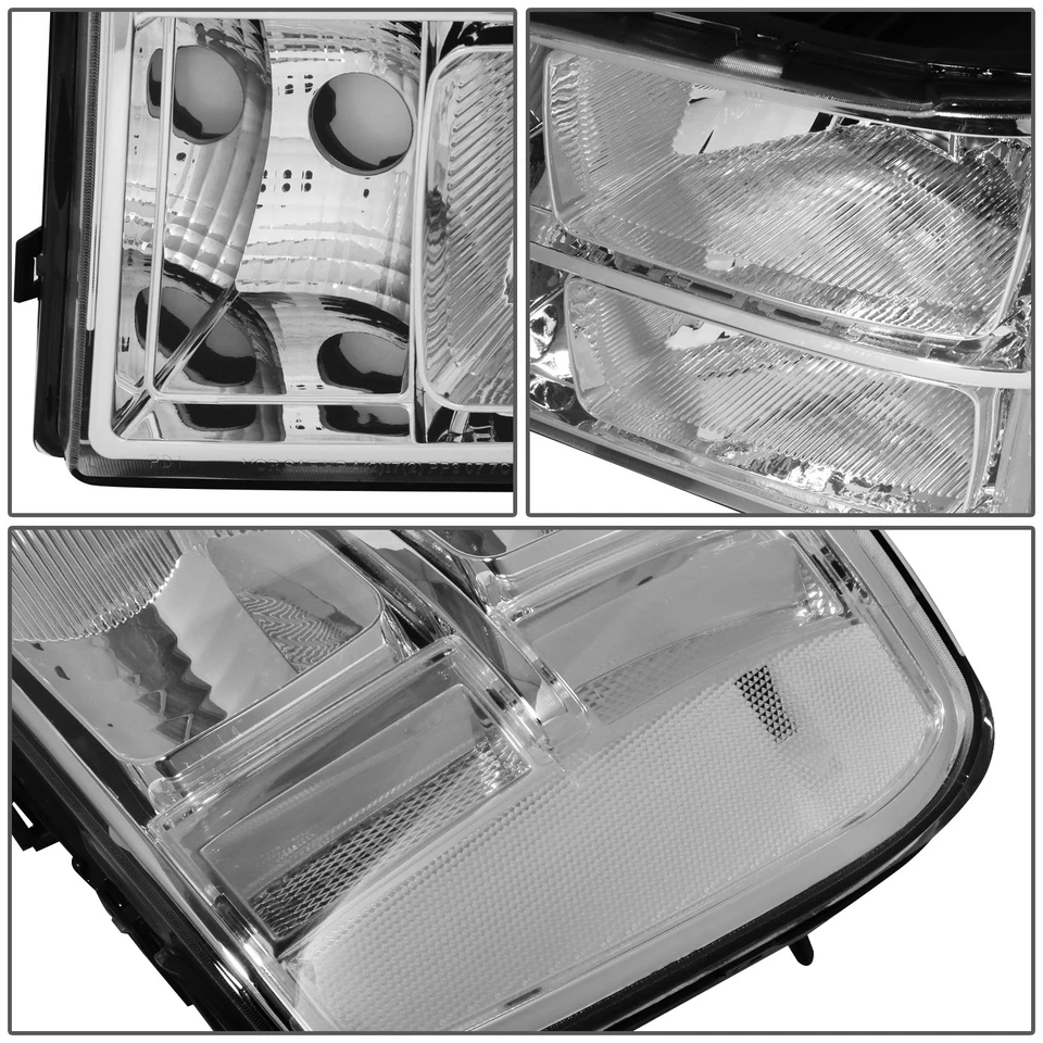 Faro cromado/transparente estilo OE para GMC Sierra 1500 2500HD 3500HD 07-14 Foto 4 de 4