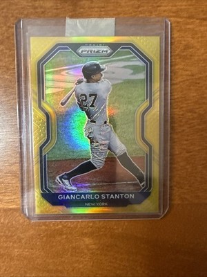 2021 Prizm Giancarlo Stanton #180 True Gold /10